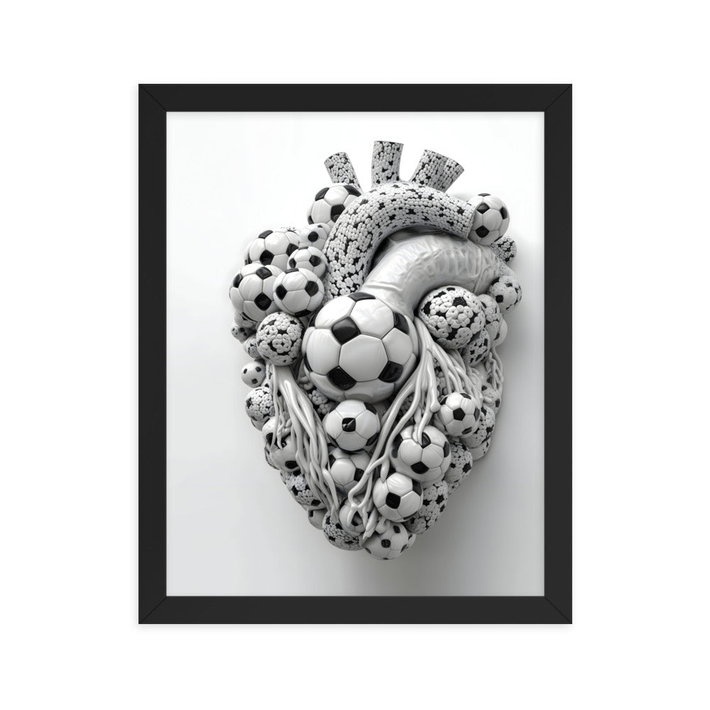 Soccer Passionate Heartfelt Art