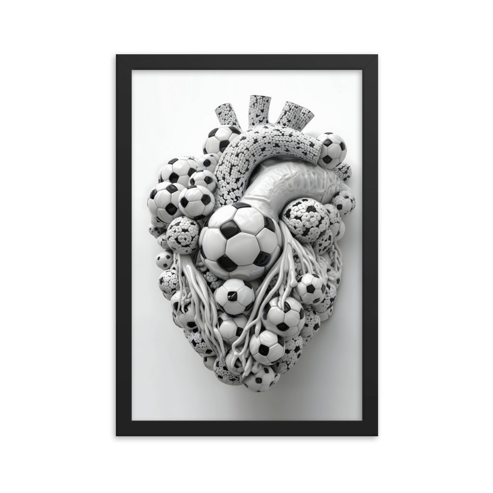 Soccer Passionate Heartfelt Art