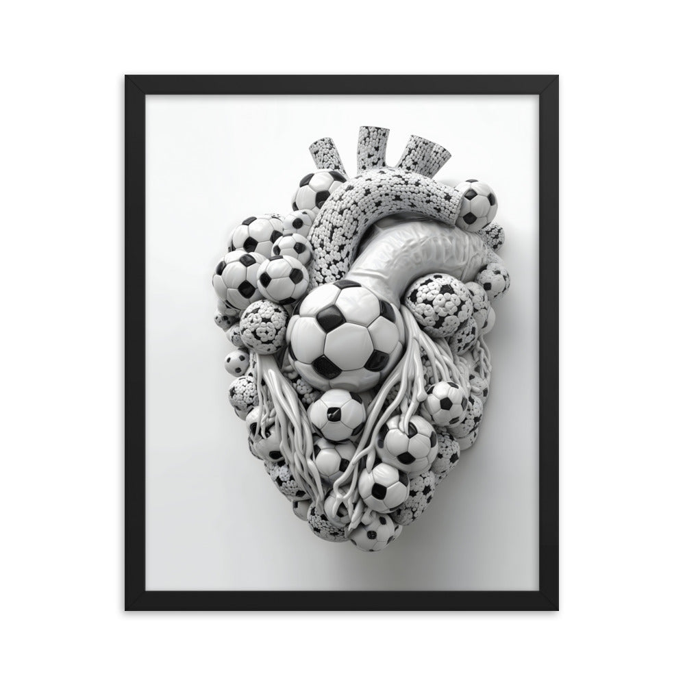 Soccer Passionate Heartfelt Art