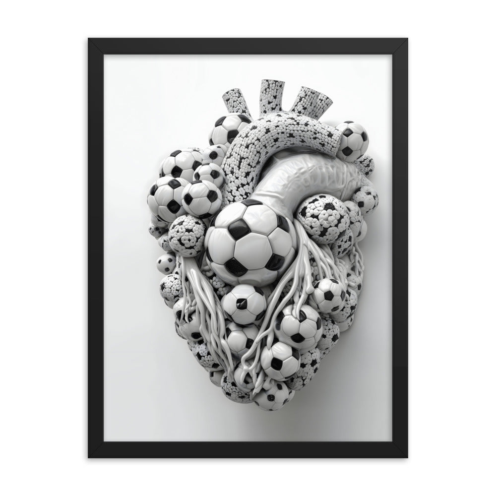 Soccer Passionate Heartfelt Art