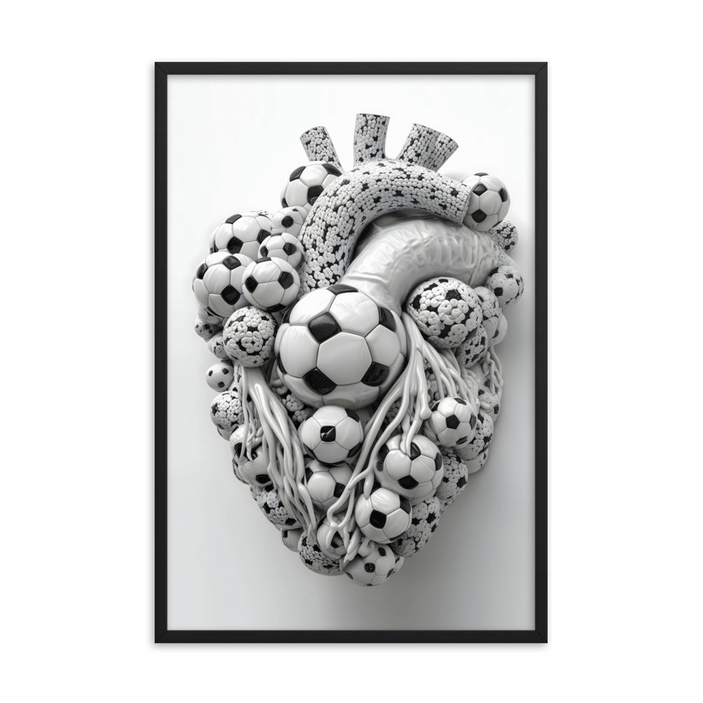 Soccer Passionate Heartfelt Art