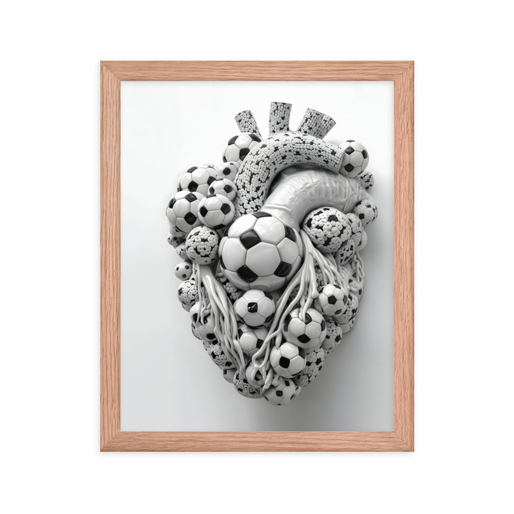 Soccer Passionate Heartfelt Art