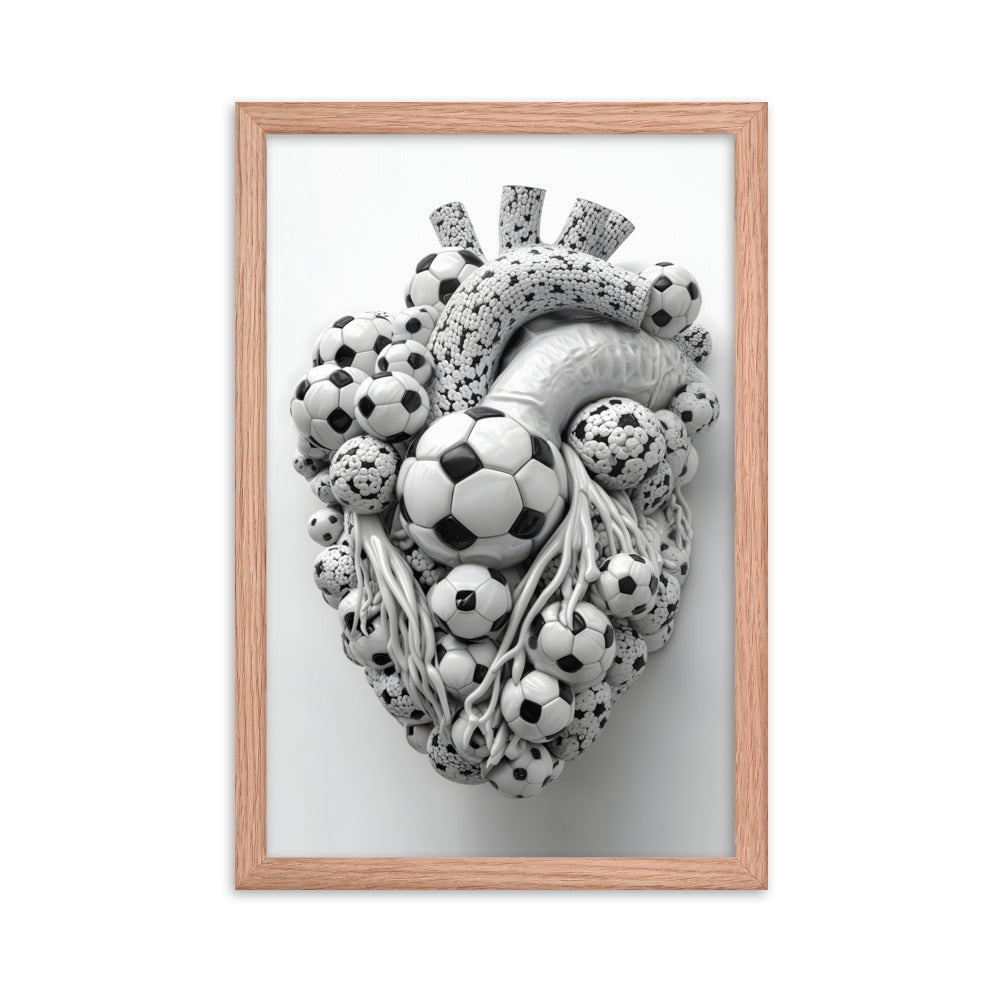 Soccer Passionate Heartfelt Art