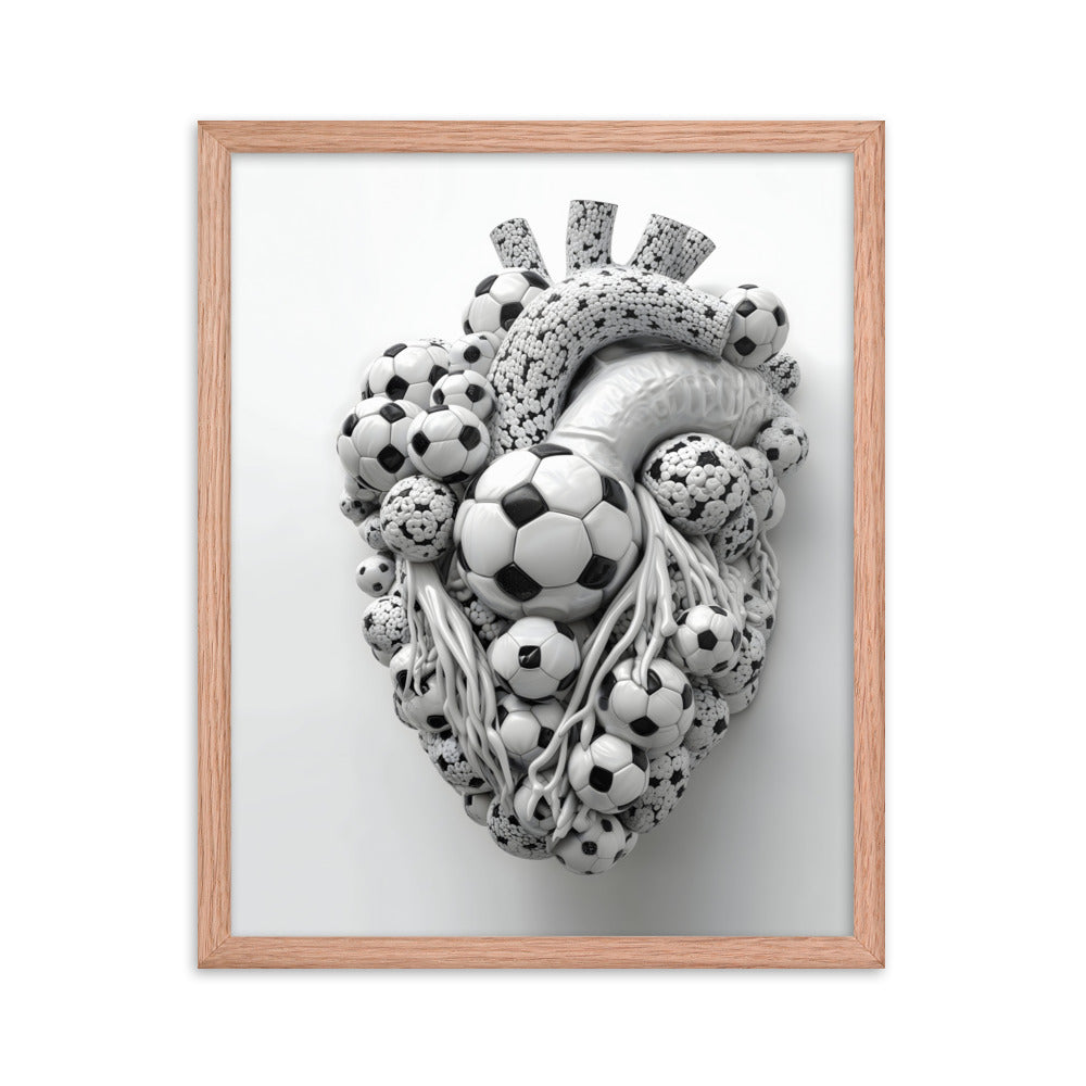 Soccer Passionate Heartfelt Art