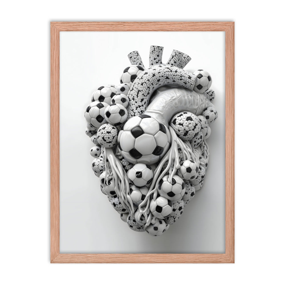 Soccer Passionate Heartfelt Art