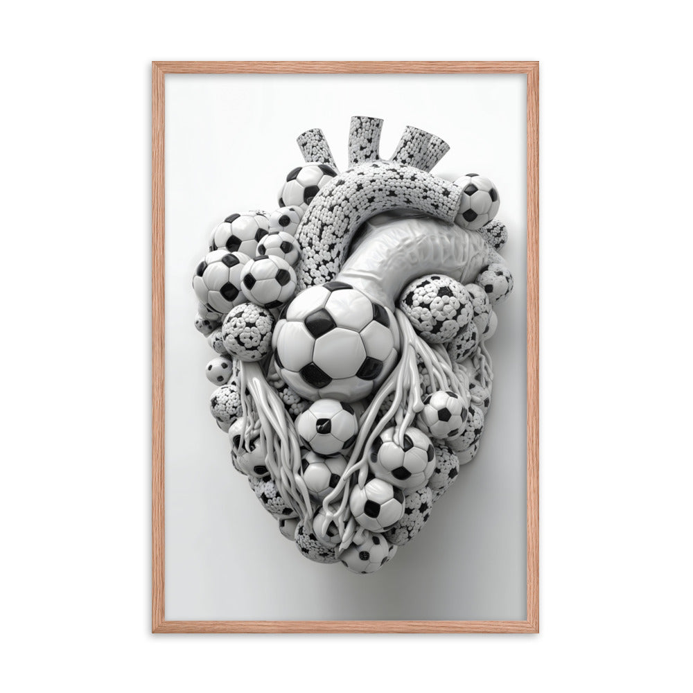 Soccer Passionate Heartfelt Art