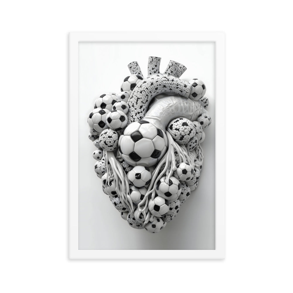 Soccer Passionate Heartfelt Art