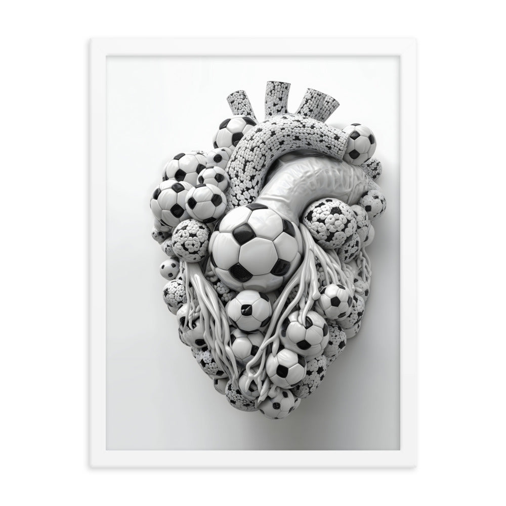 Soccer Passionate Heartfelt Art