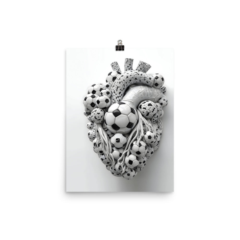 Soccer Passionate Heartfelt Unframed posters