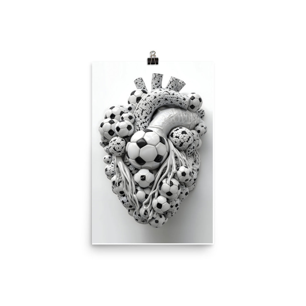 Soccer Passionate Heartfelt Unframed posters