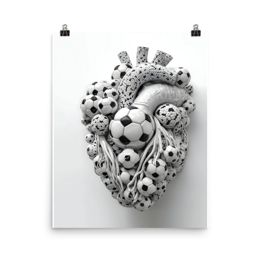 Soccer Passionate Heartfelt Unframed posters