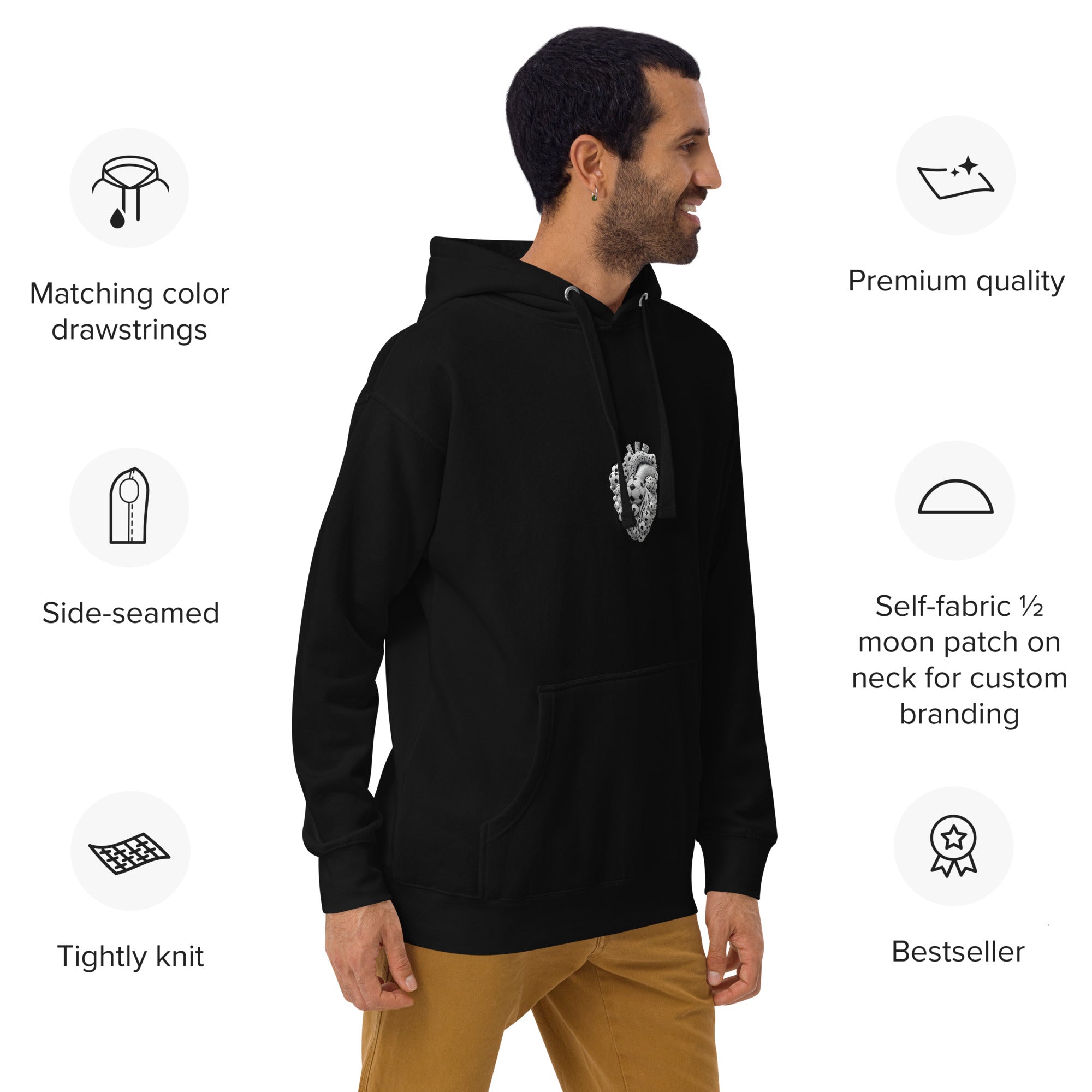 Soccer Passion Unisex Hoodie: