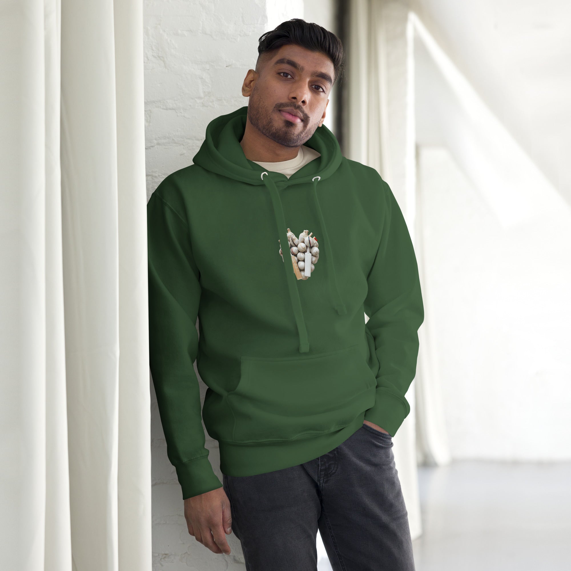 Cricket Passion Unisex Hoodie: